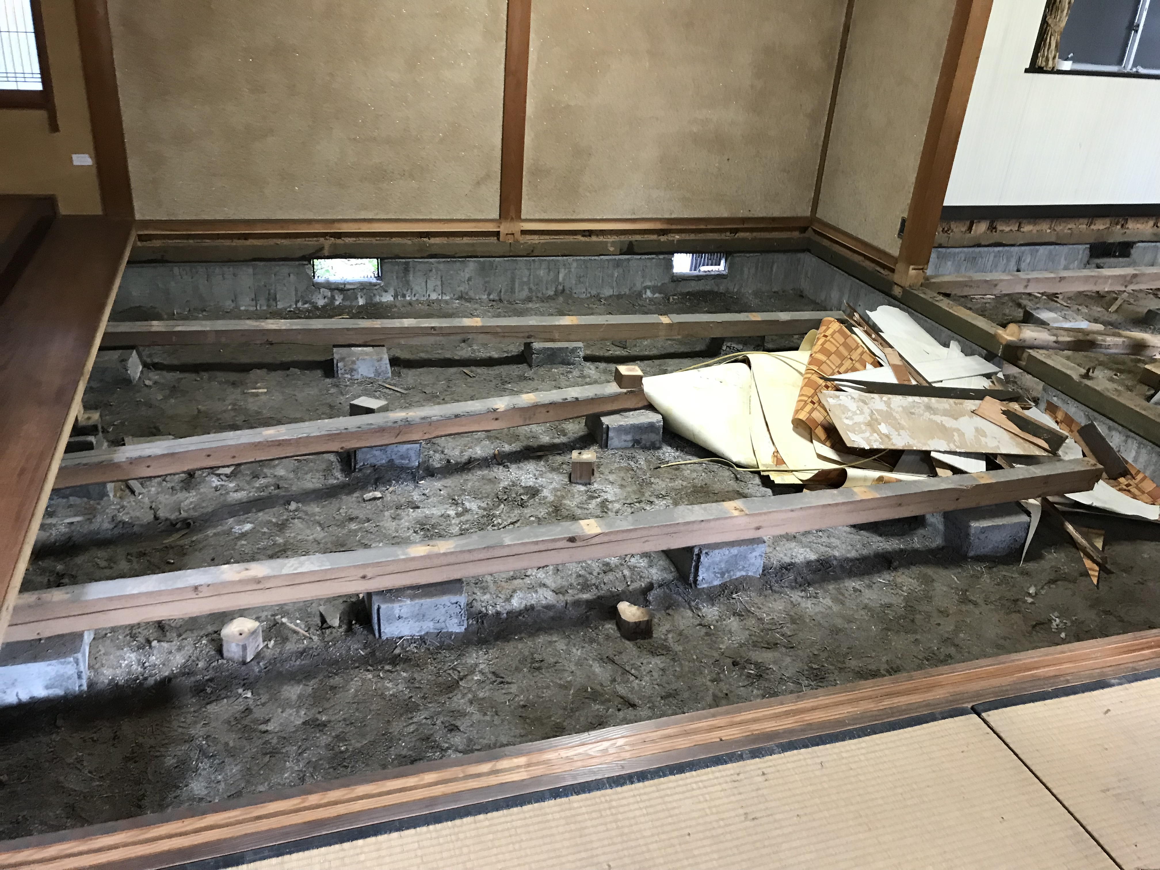 松江　リフォーム　シロアリ被害復旧